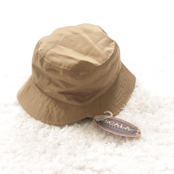 🆕 Scala Collection women’s tan bucket sun hat - Picture 2 of 8